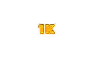 1K Followers Free Sticker PNG