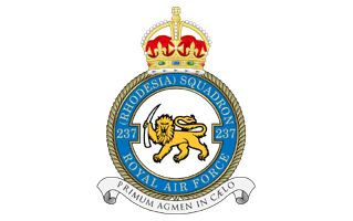 237 Squadron RAF Insignia Logo PNG
