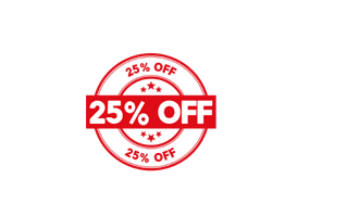 25 Percent Off PNG