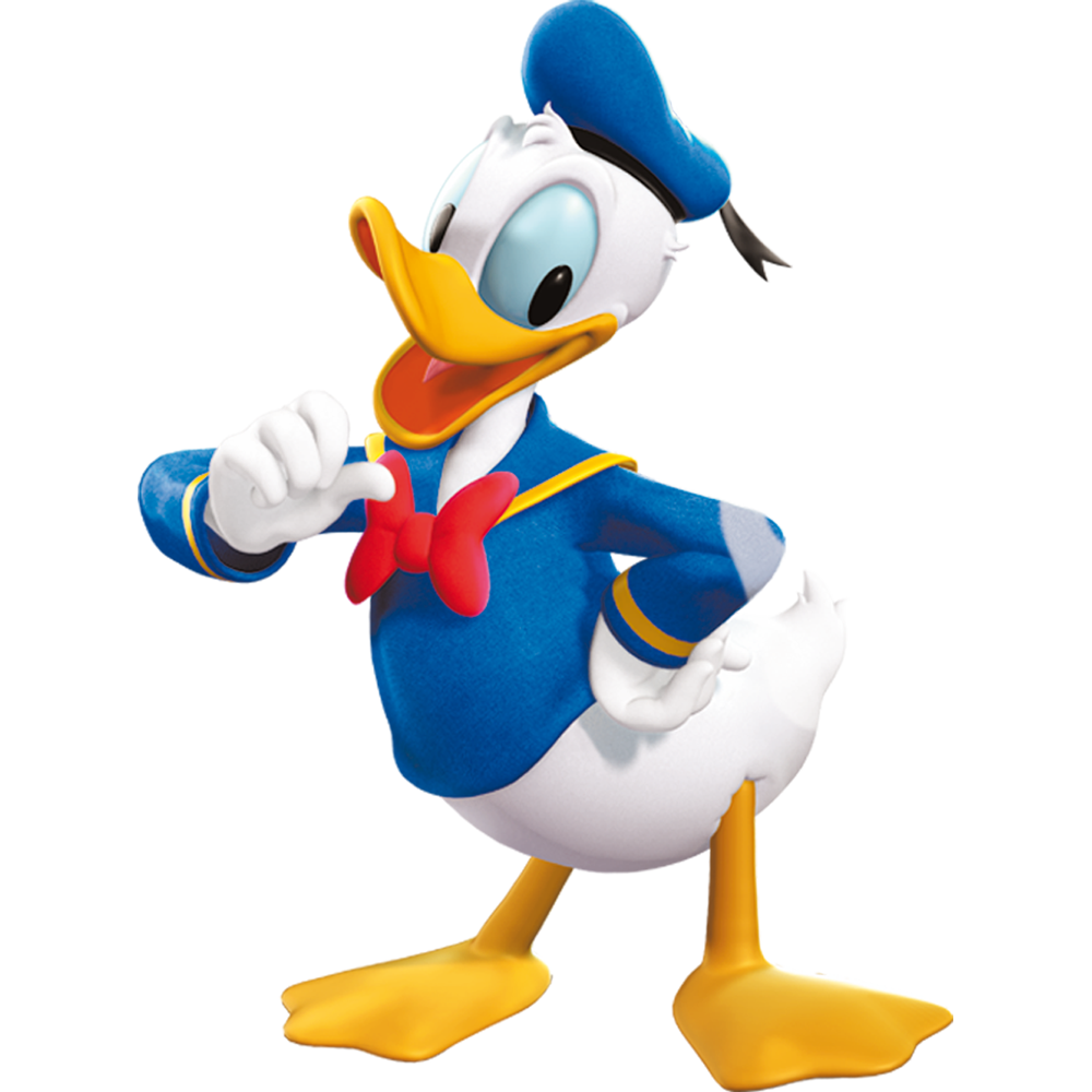 3D Donald Duck Transparent Image
