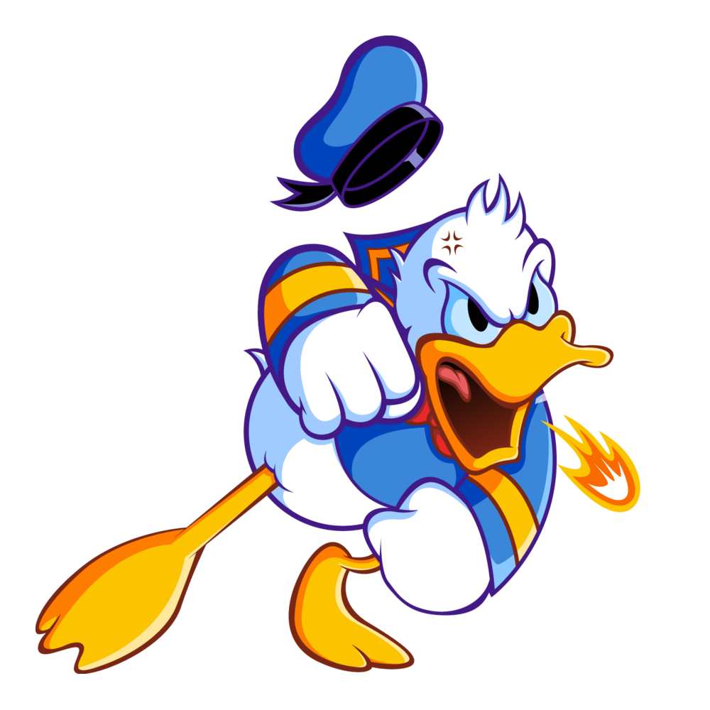 3D Donald Duck Transparent Clipart