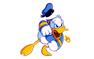 3D Donald Duck PNG