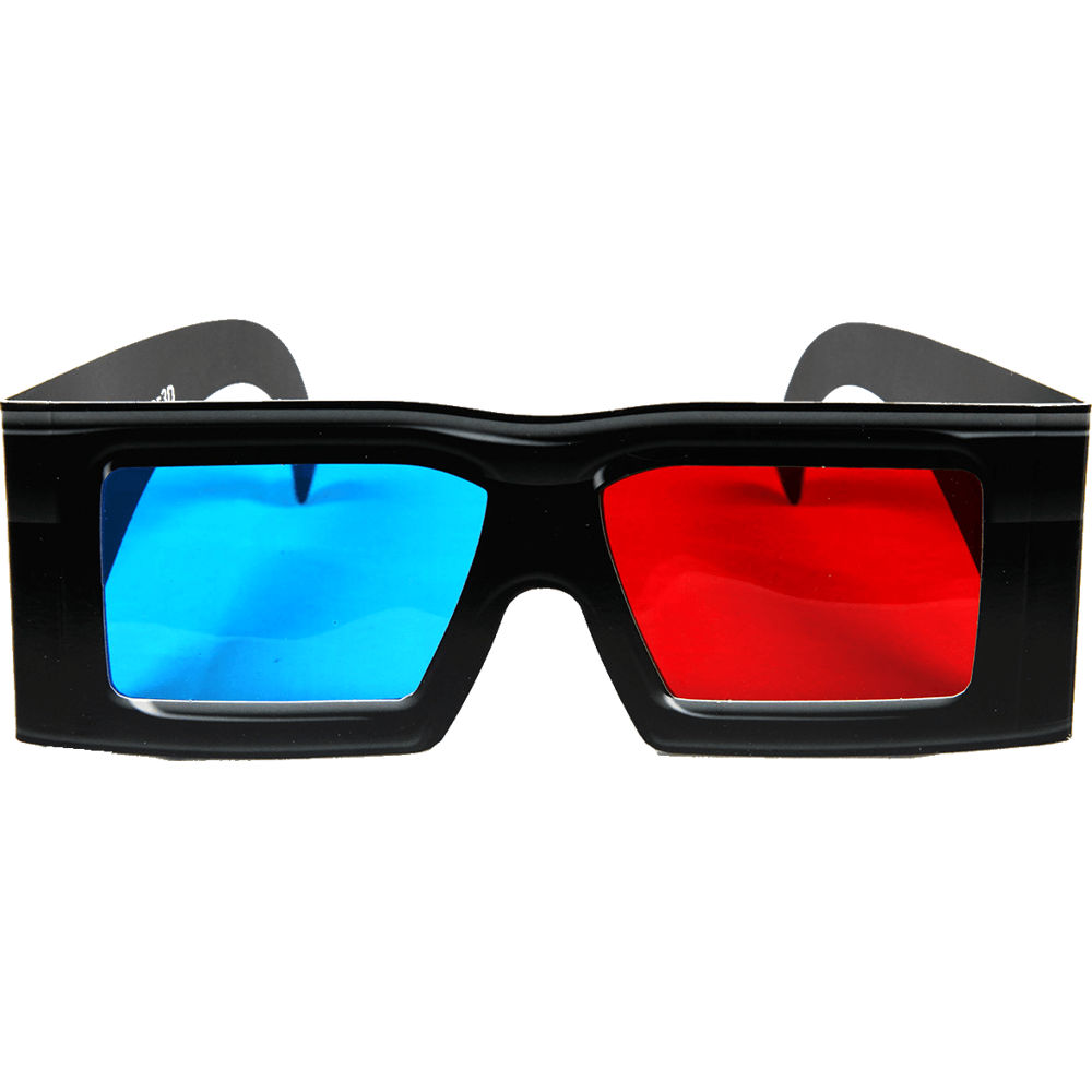 3D Glasses Transparent Photo
