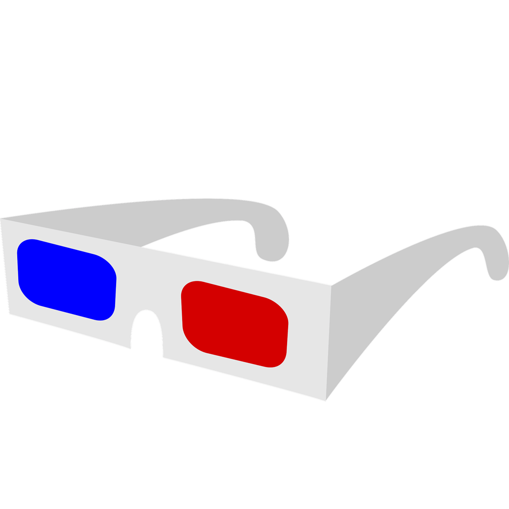 3D Glasses Transparent Picture