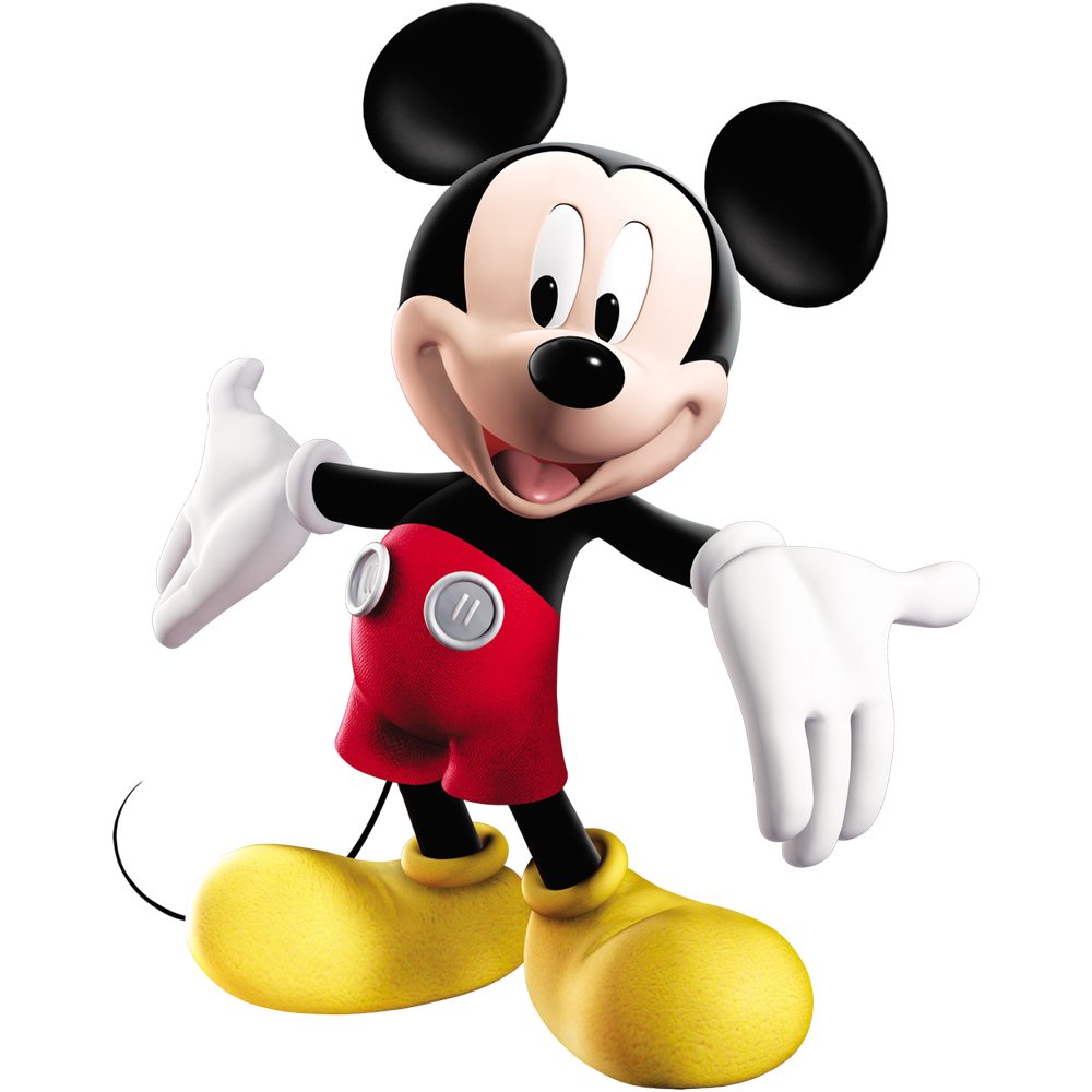 3D Mickey Mouse Transparent Image