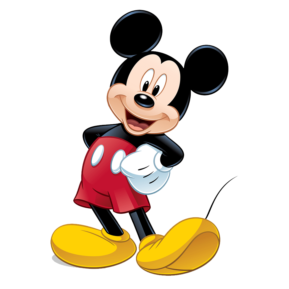 3D Mickey Mouse Transparent Photo
