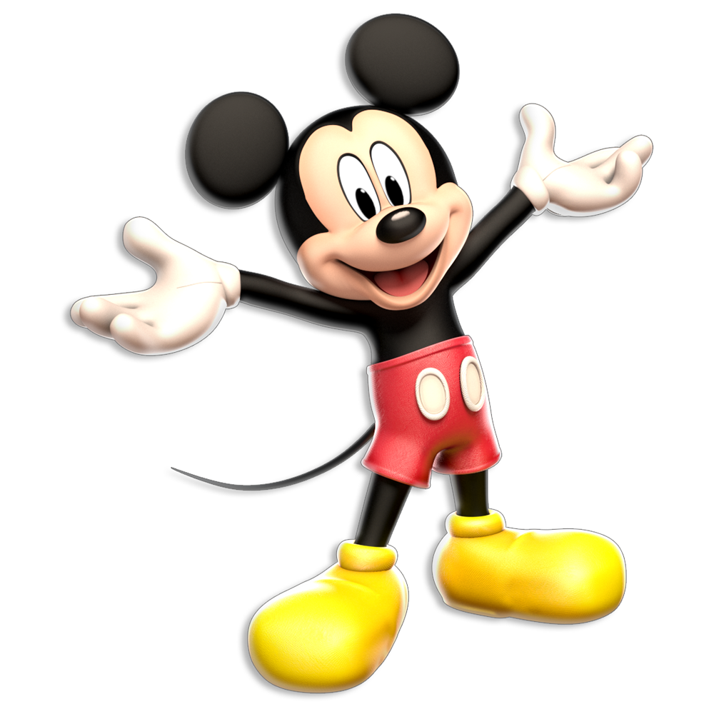 3D Mickey Mouse Transparent Picture