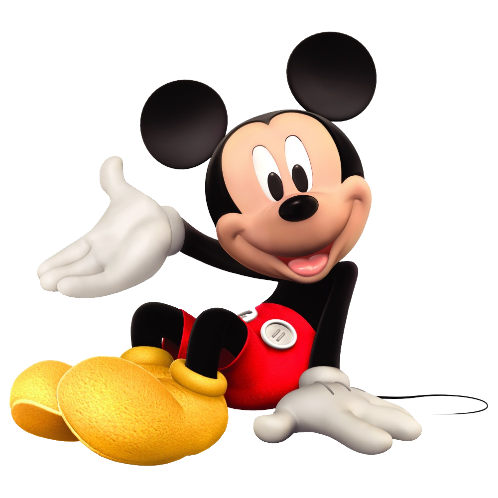 3D Mickey Mouse Transparent Clipart