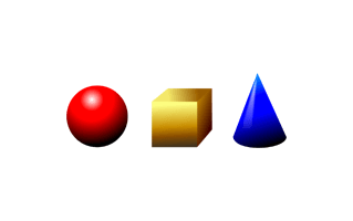 3D Shapes PNG