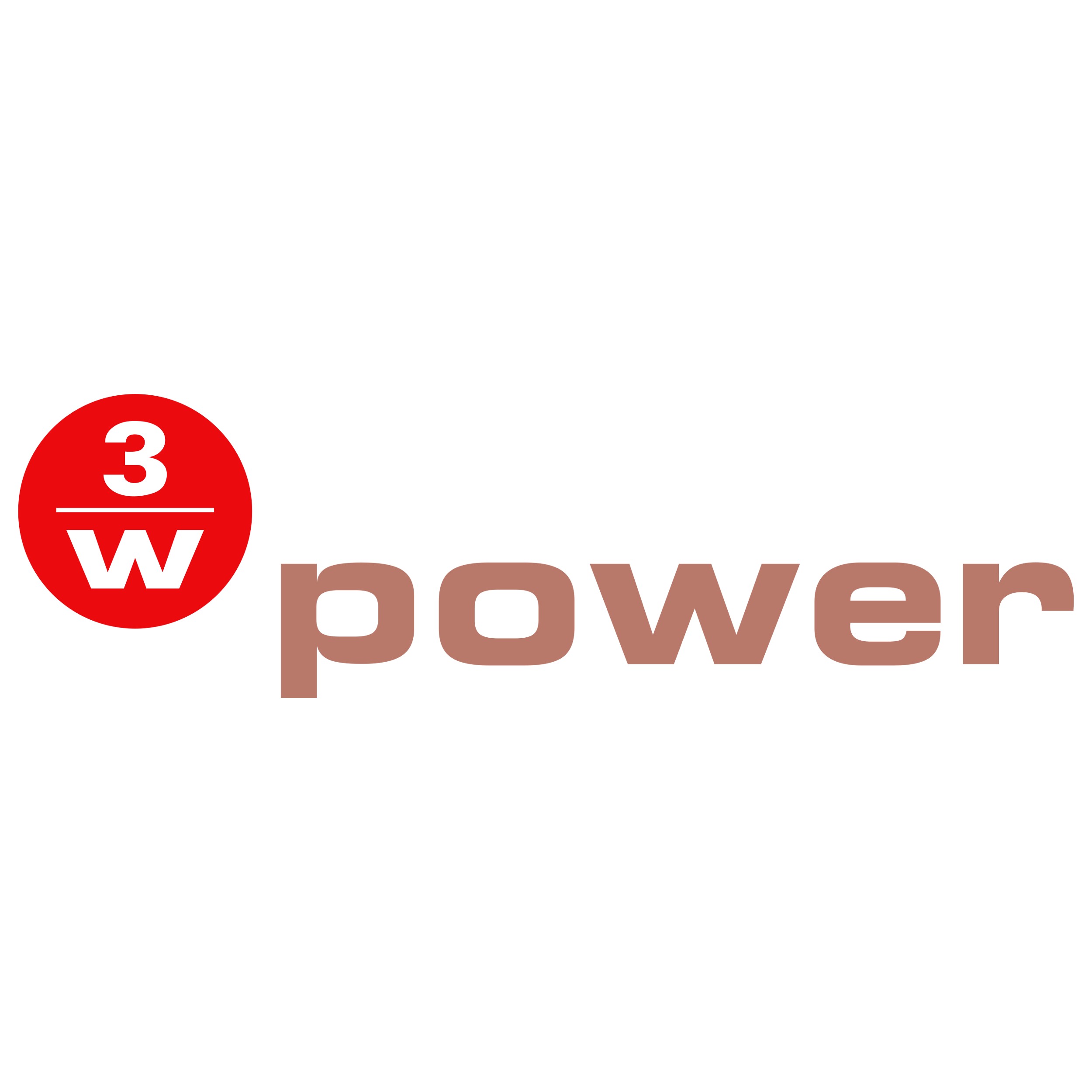 3W Power Logo  Transparent Photo
