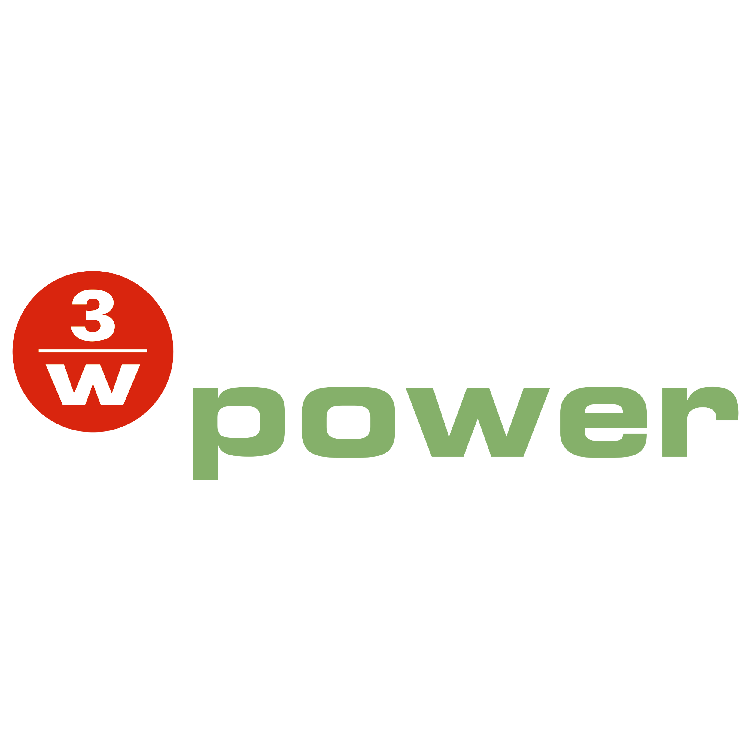 3W Power Logo Transparent Picture