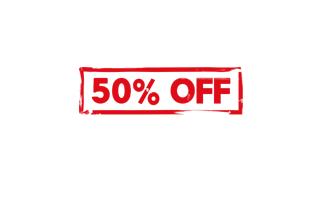 50 Percent Off PNG