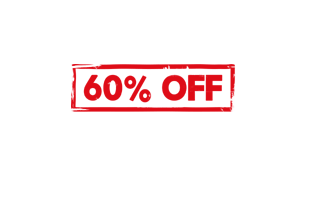 60 Percent Off PNG