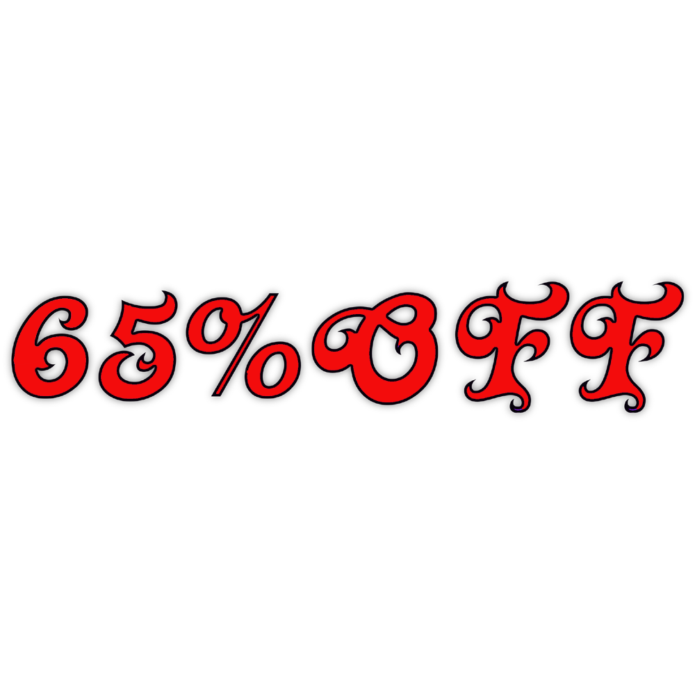 65 Percent Off Transparent Clipart
