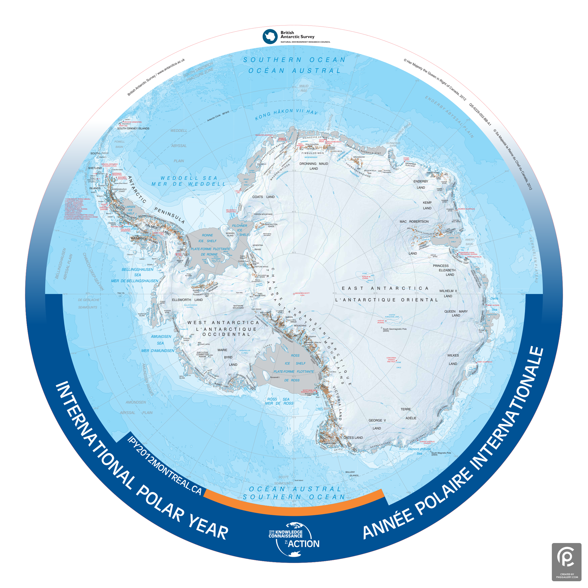 IPY Antarctica 2012 150 Logo Transparent Photo