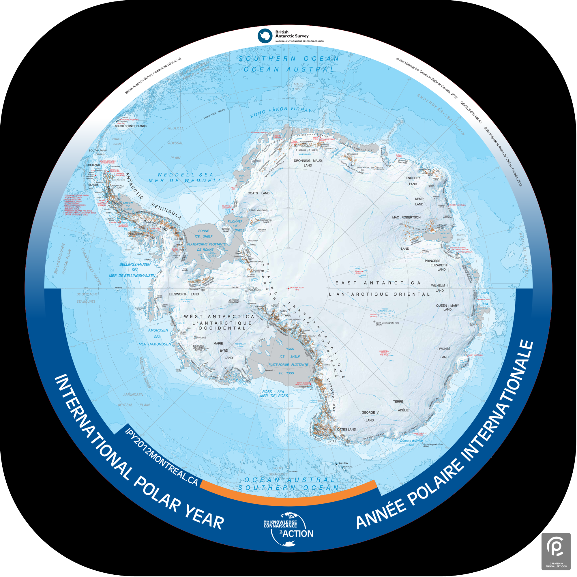 IPY Antarctica 2012 150 Logo Transparent Picture