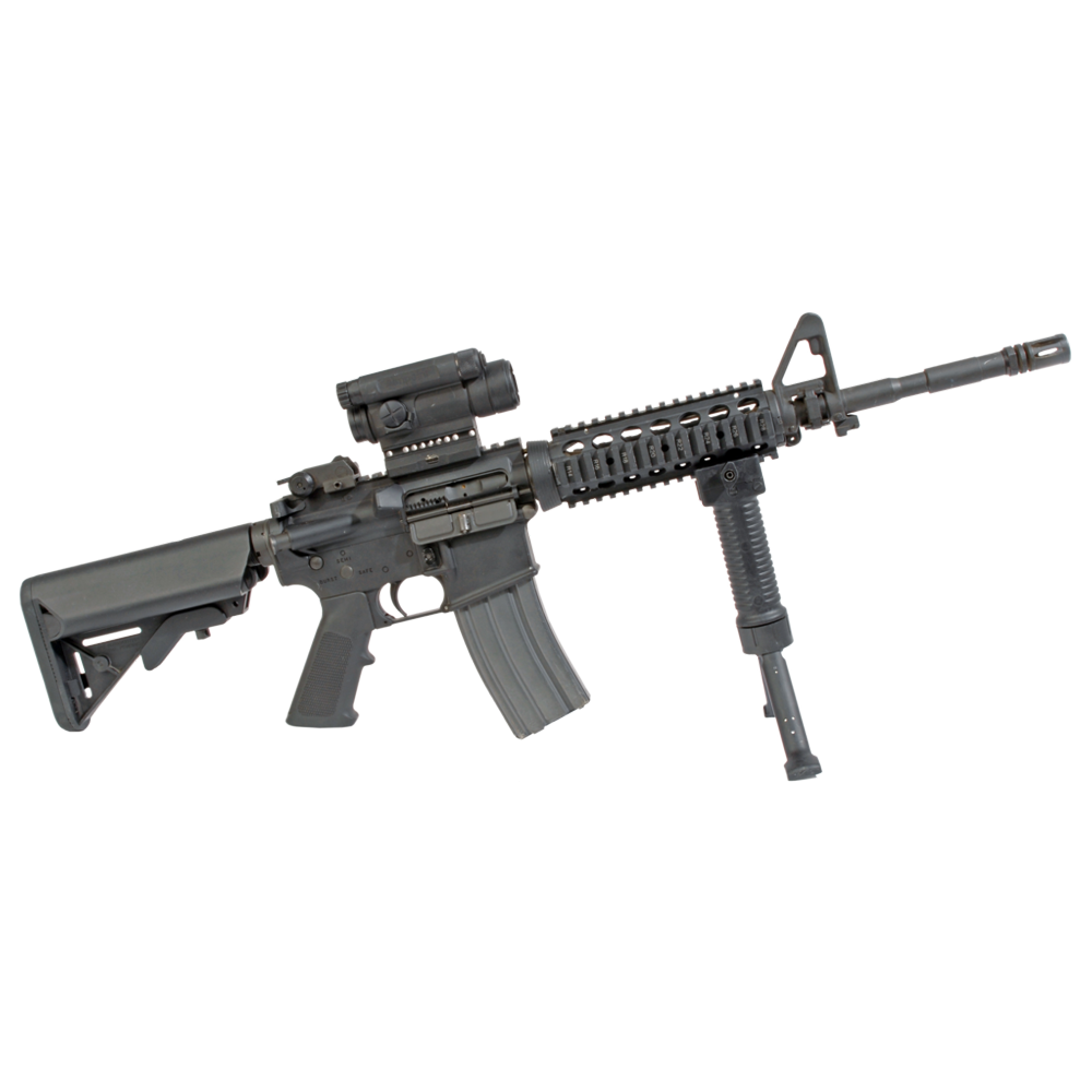 M4 Carbine Transparent Clipart