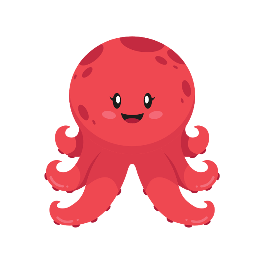 Octopuses Sticker Transparent Image