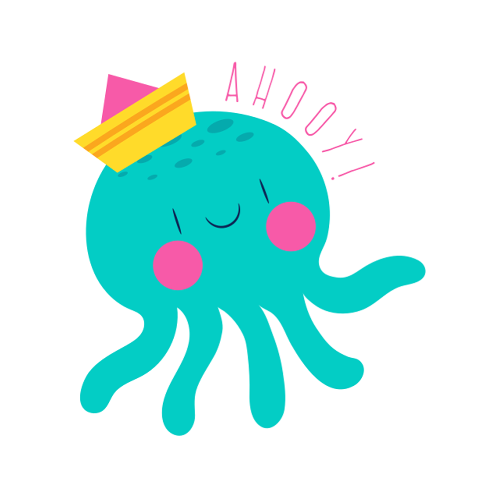 Octopuses Sticker Transparent Photo