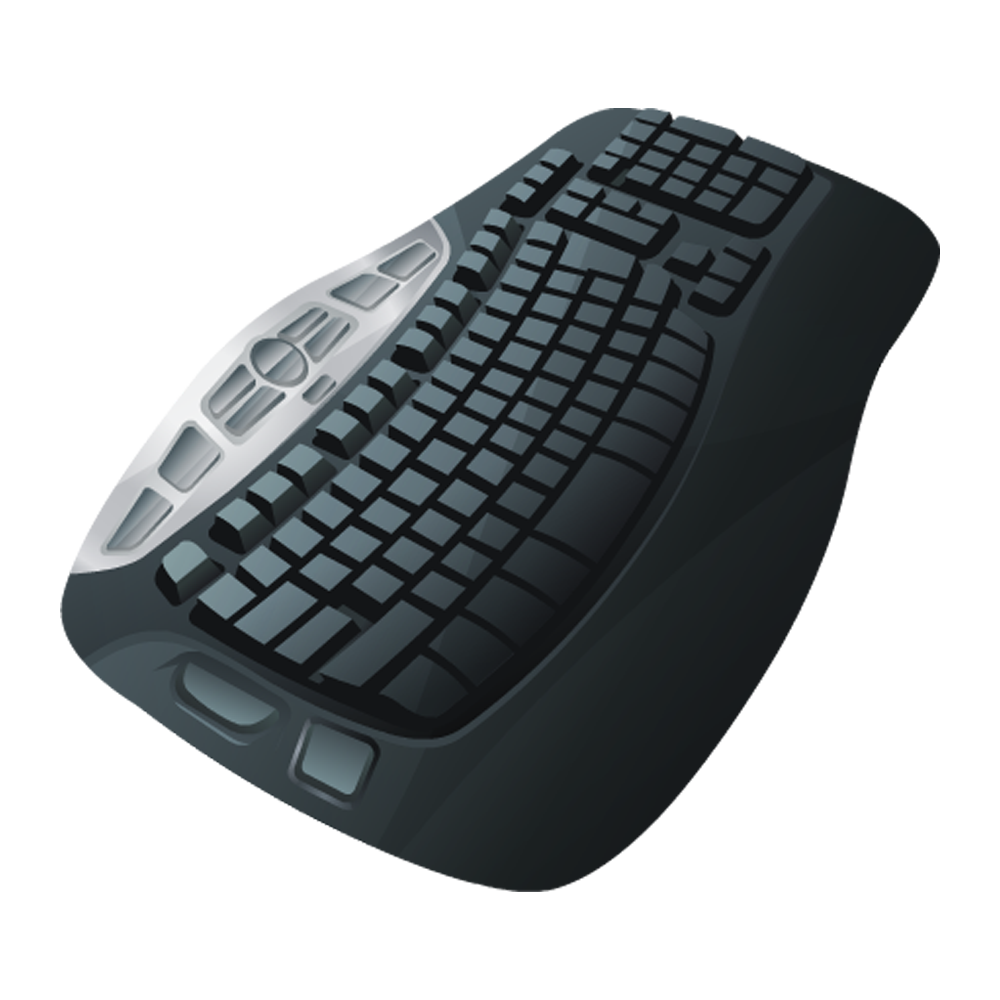 PC Keyboard Transparent Image
