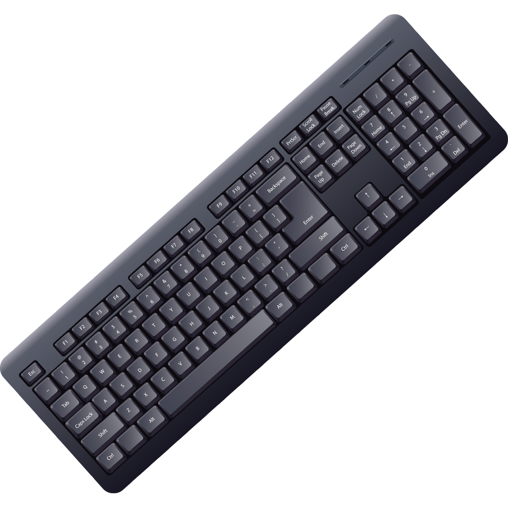 PC Keyboard Transparent Gallery