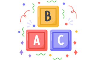 Abc Block Sticker PNG