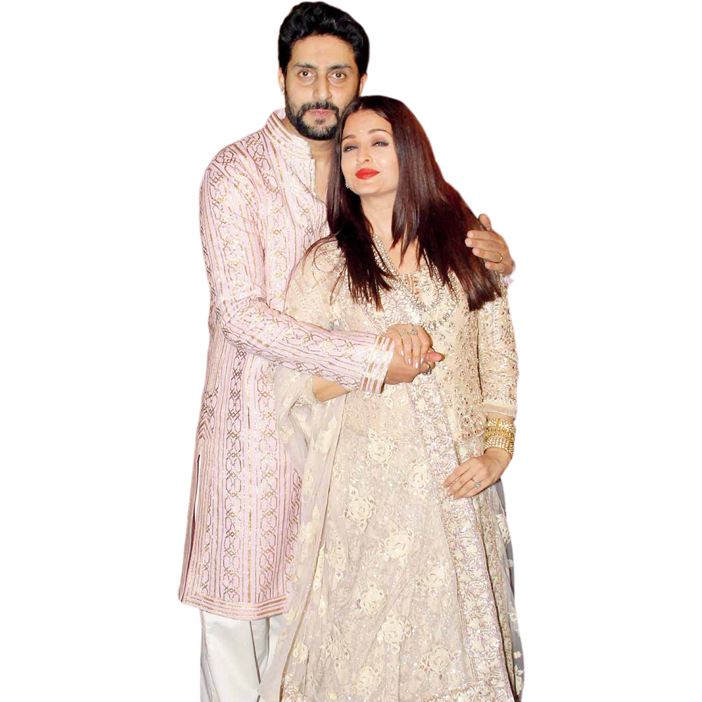 Abhishek Bachchan and Aishwarya Transparent Image