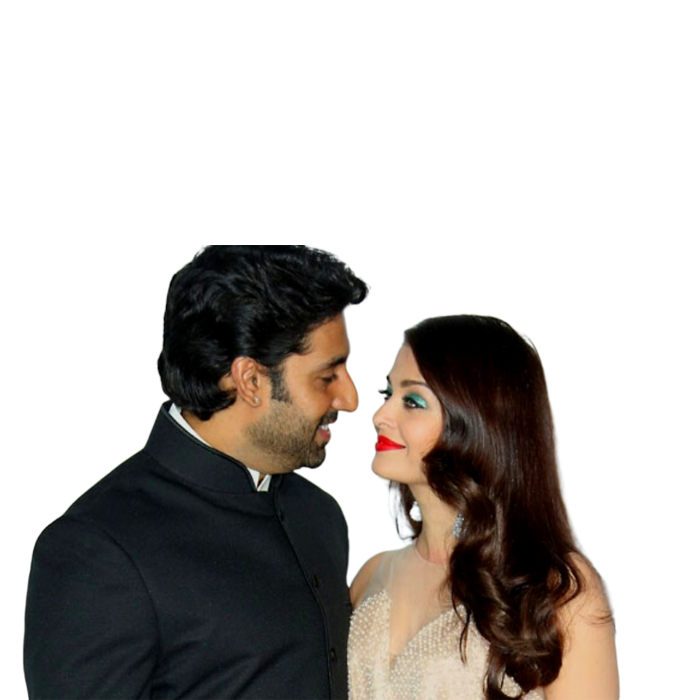 Abhishek Bachchan and Aishwarya Transparent Picture