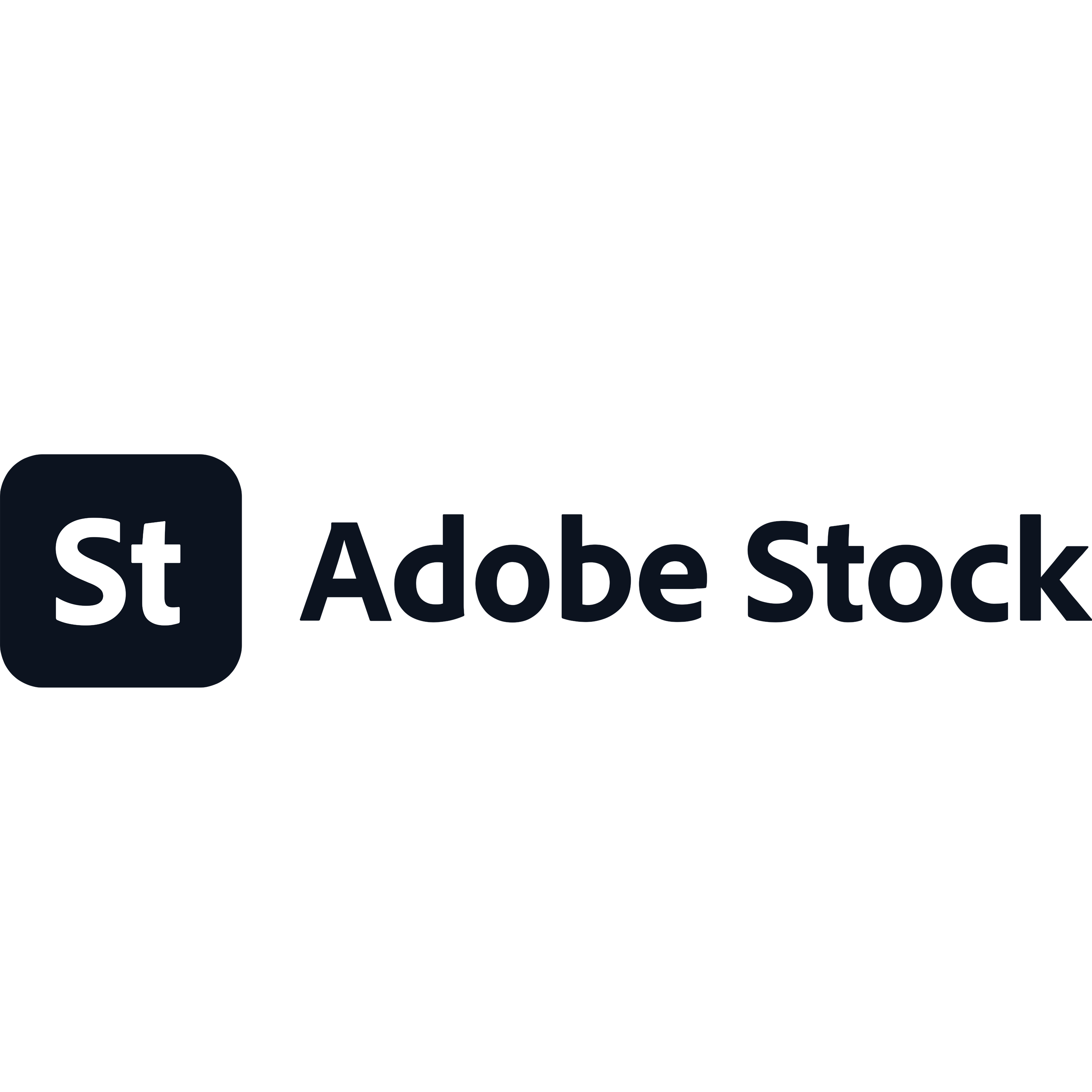 Adobe Stock logo 2020 Transparent Image