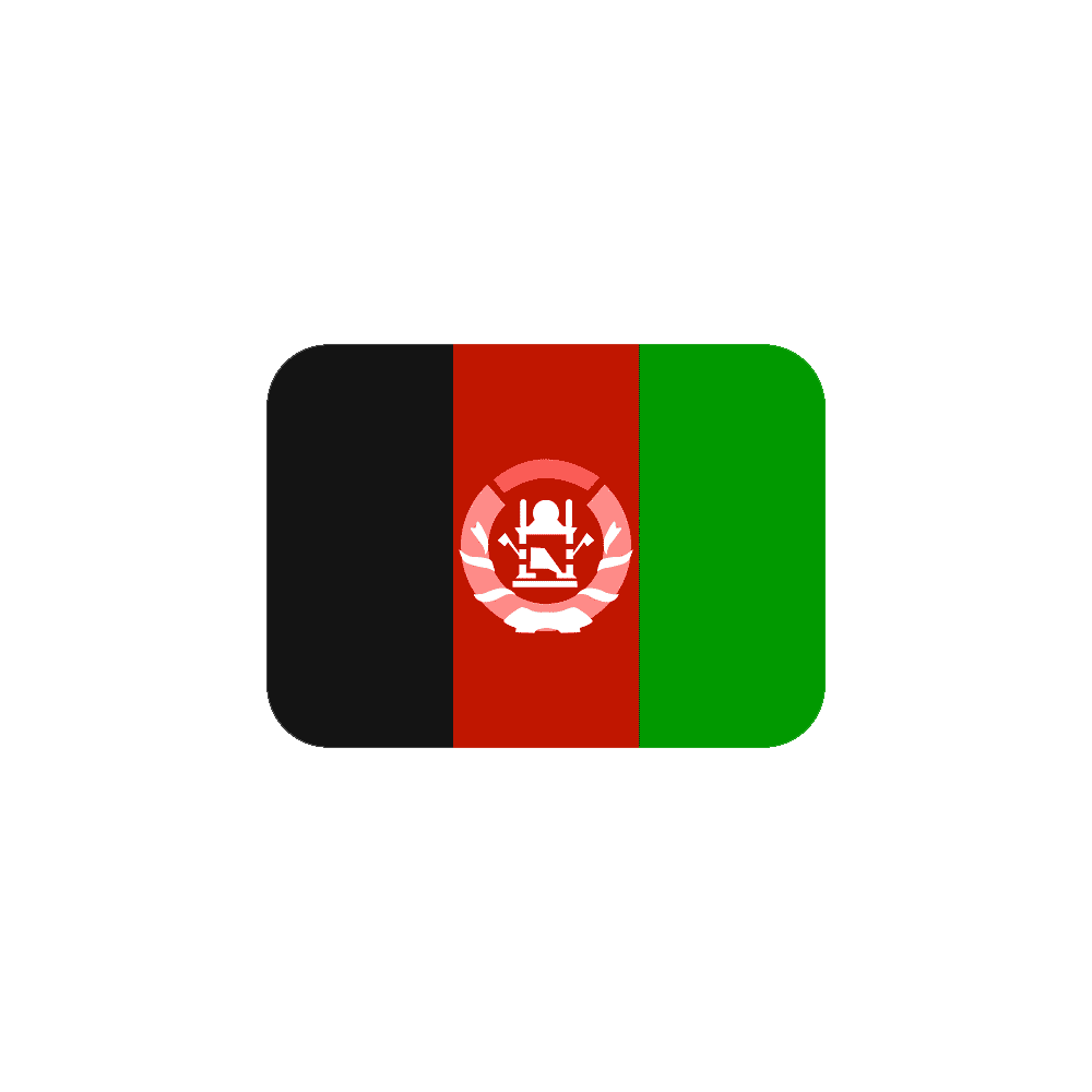 Afghanistan flag Transparent Image