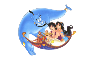 Aladdin And Genie PNG
