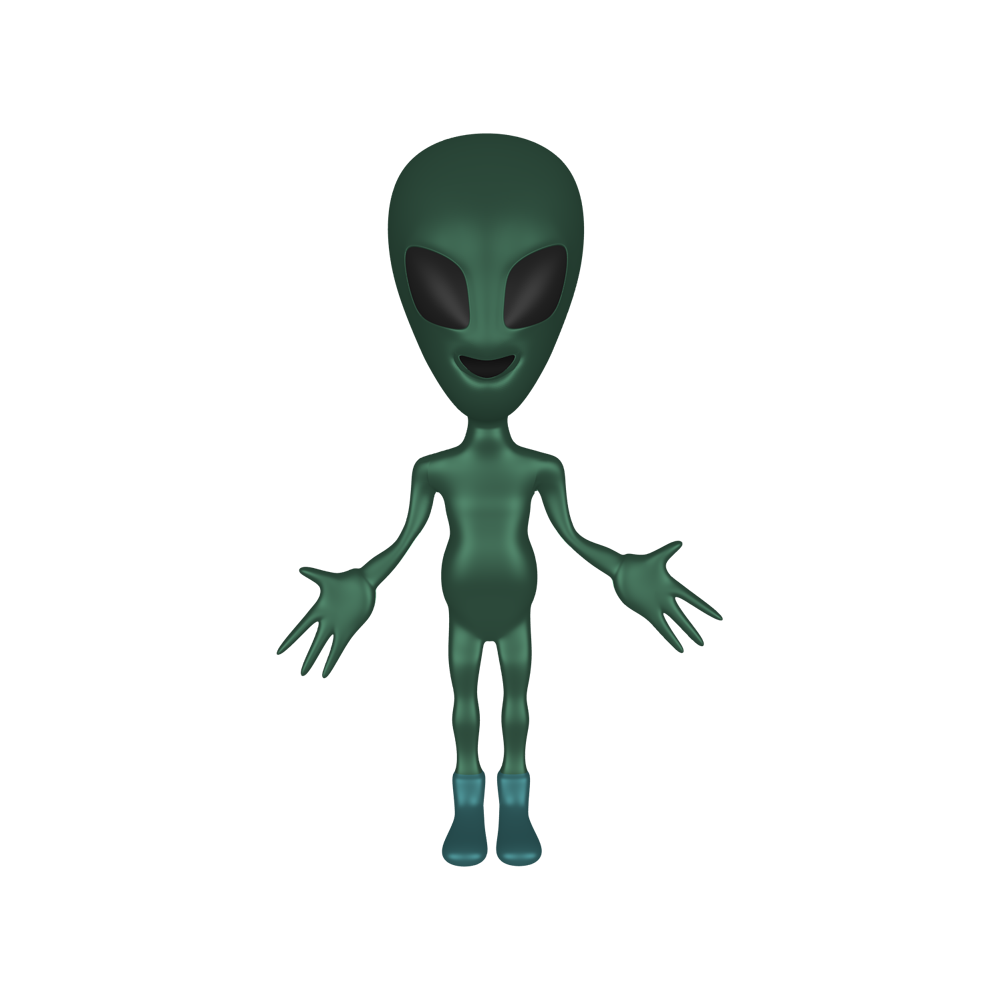 Alien  Transparent Image