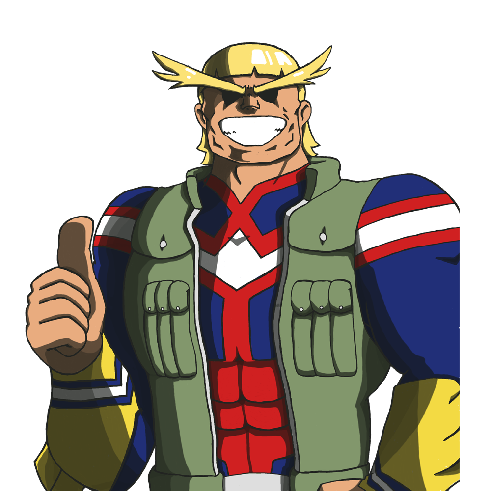 All Might Transparent Clipart