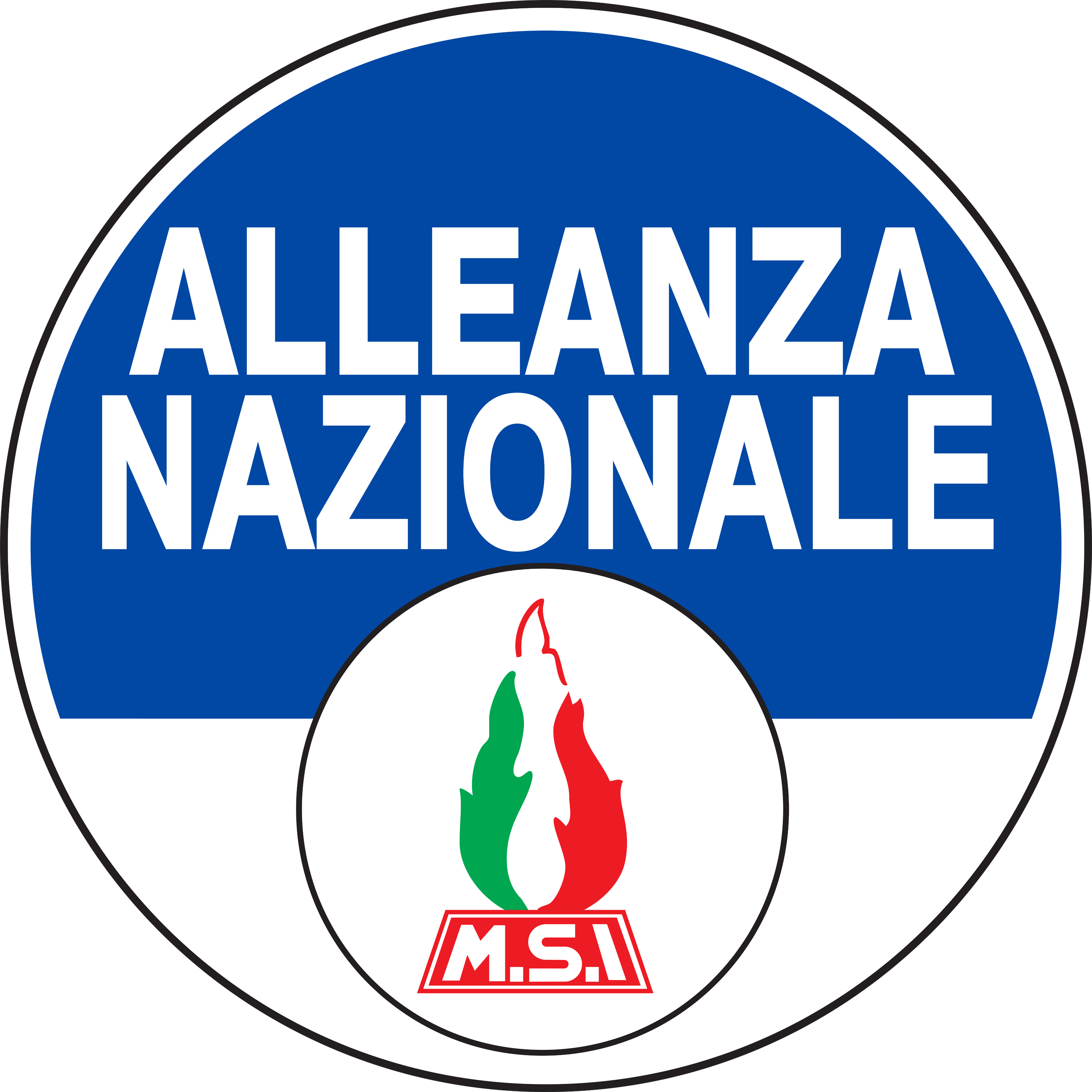 Alleanza Nazionale Logo Transparent Image