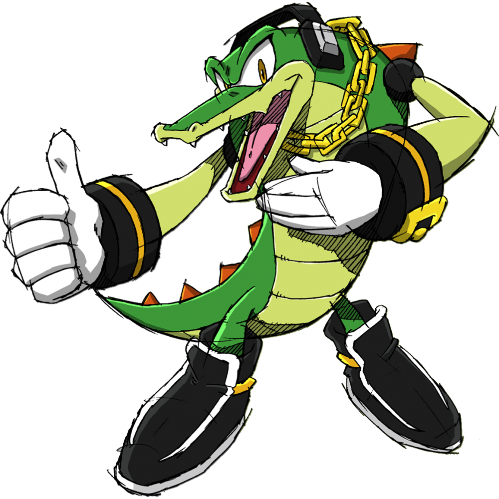 Alligator Sonic  Transparent Clipart