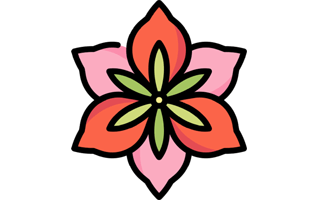 Amaryllis Sticker PNG