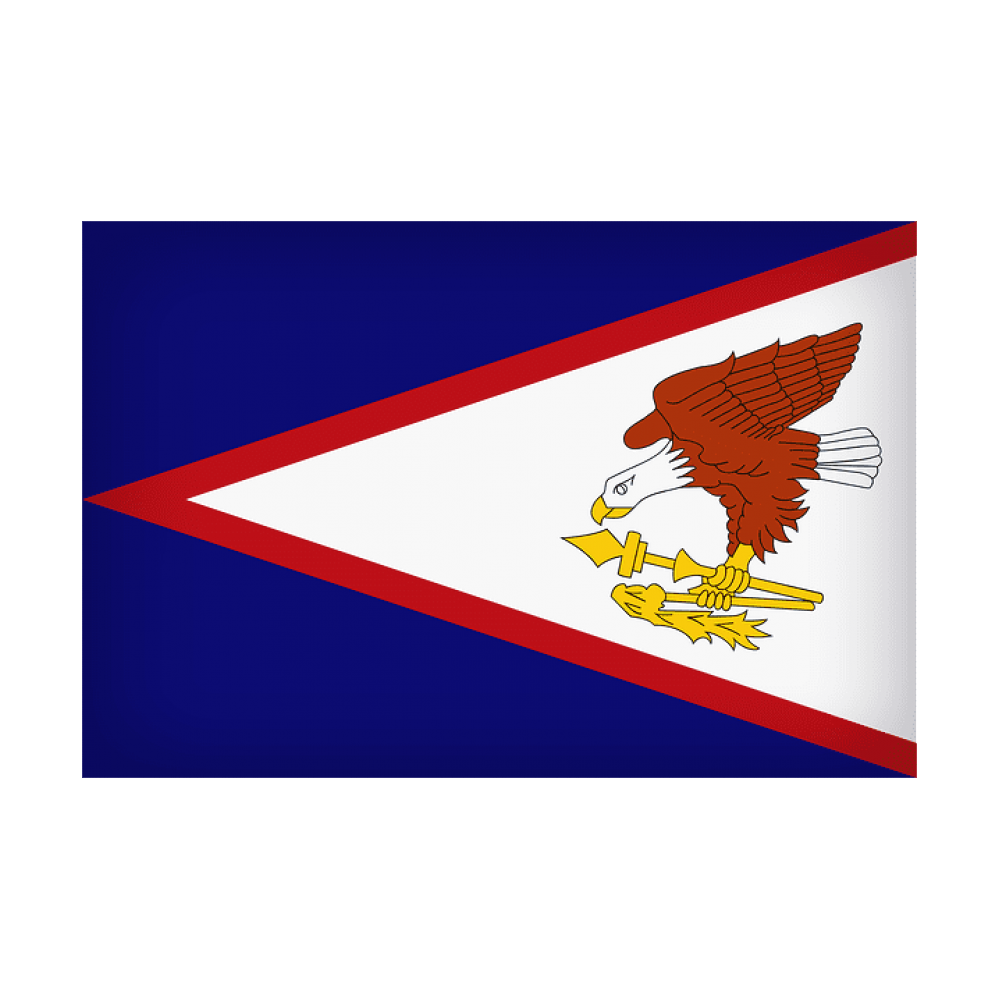 American Samoa Flag Transparent Clipart