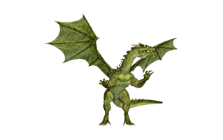 Ancient Green Dragon PNG