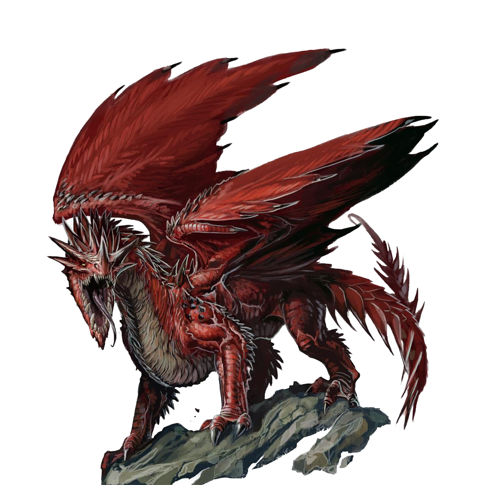 Ancient Red Dragon  Transparent Image