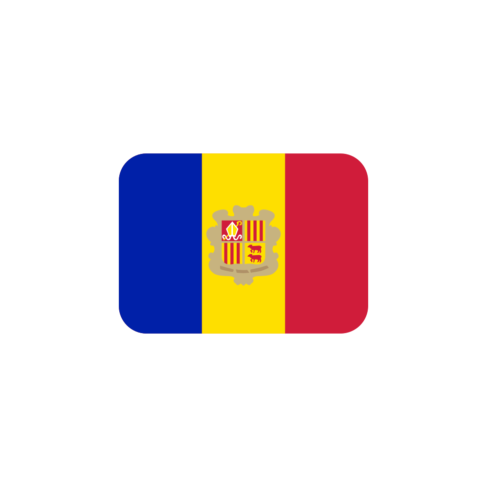 Andorra Flag Transparent Image