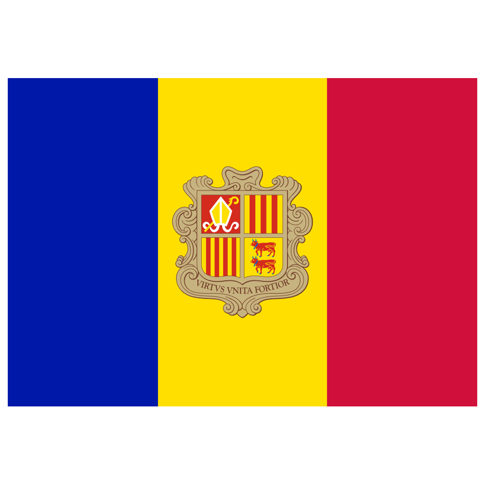 Andorra Flag Transparent Photo
