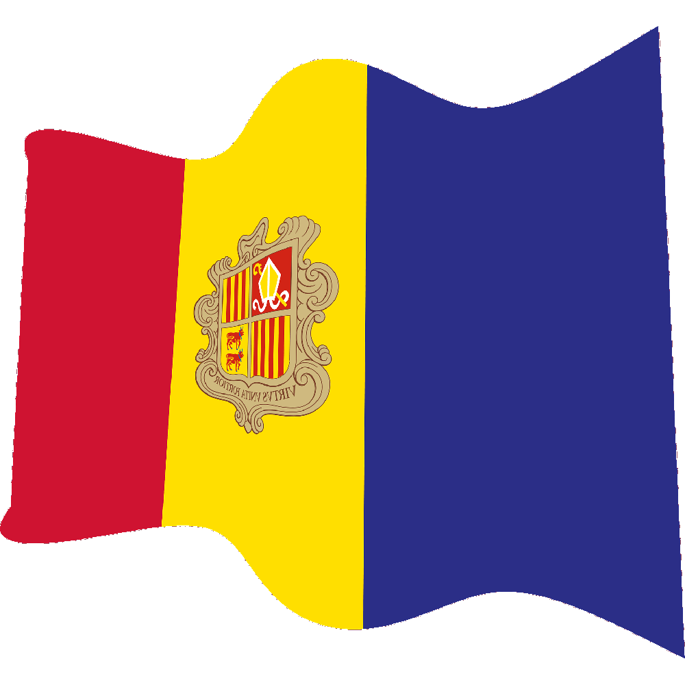 Andorra Flag Transparent Picture