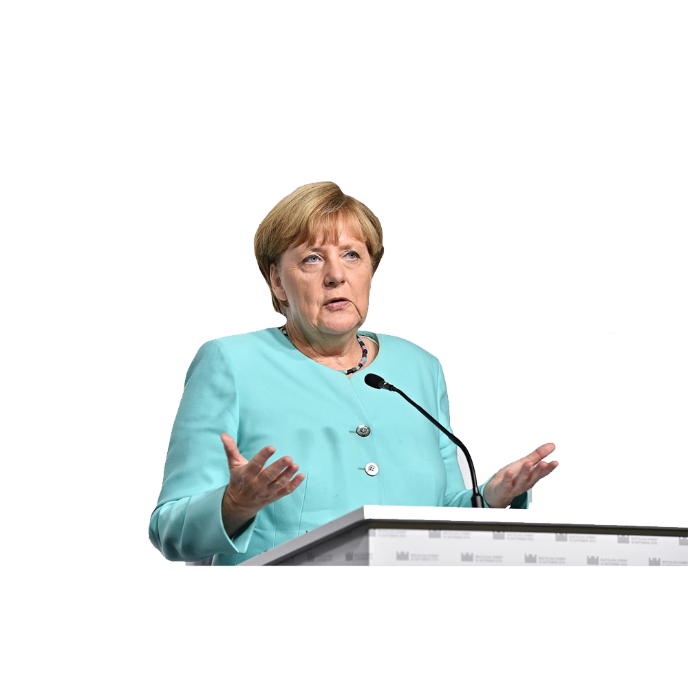 Angela Merkel Transparent Gallery