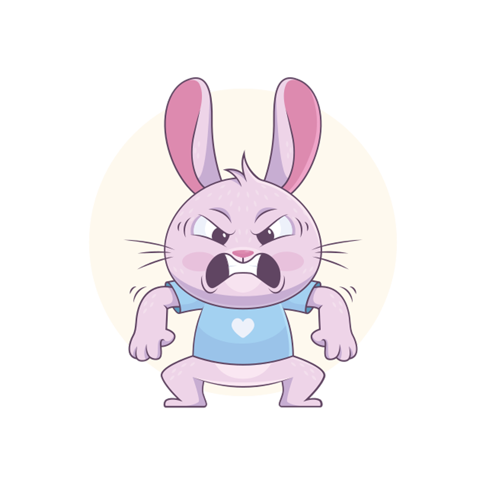 Angry Face Free Sticker Transparent Clipart