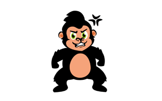 Angry Face Free Sticker PNG