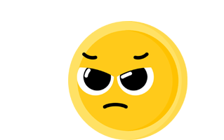 Angry Face Sticker PNG