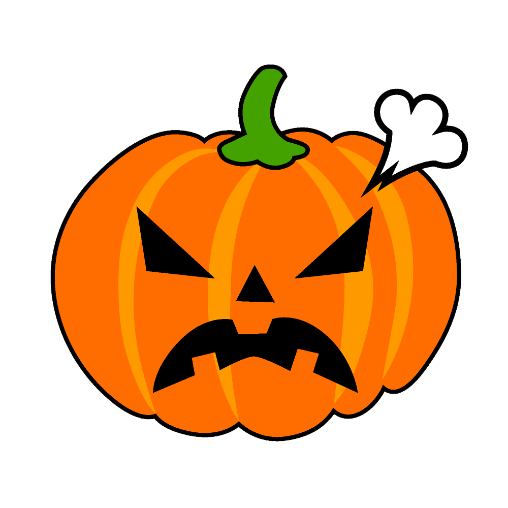 Angry Halloween Pumpkin  Transparent Image