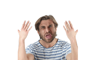 Angry Person PNG