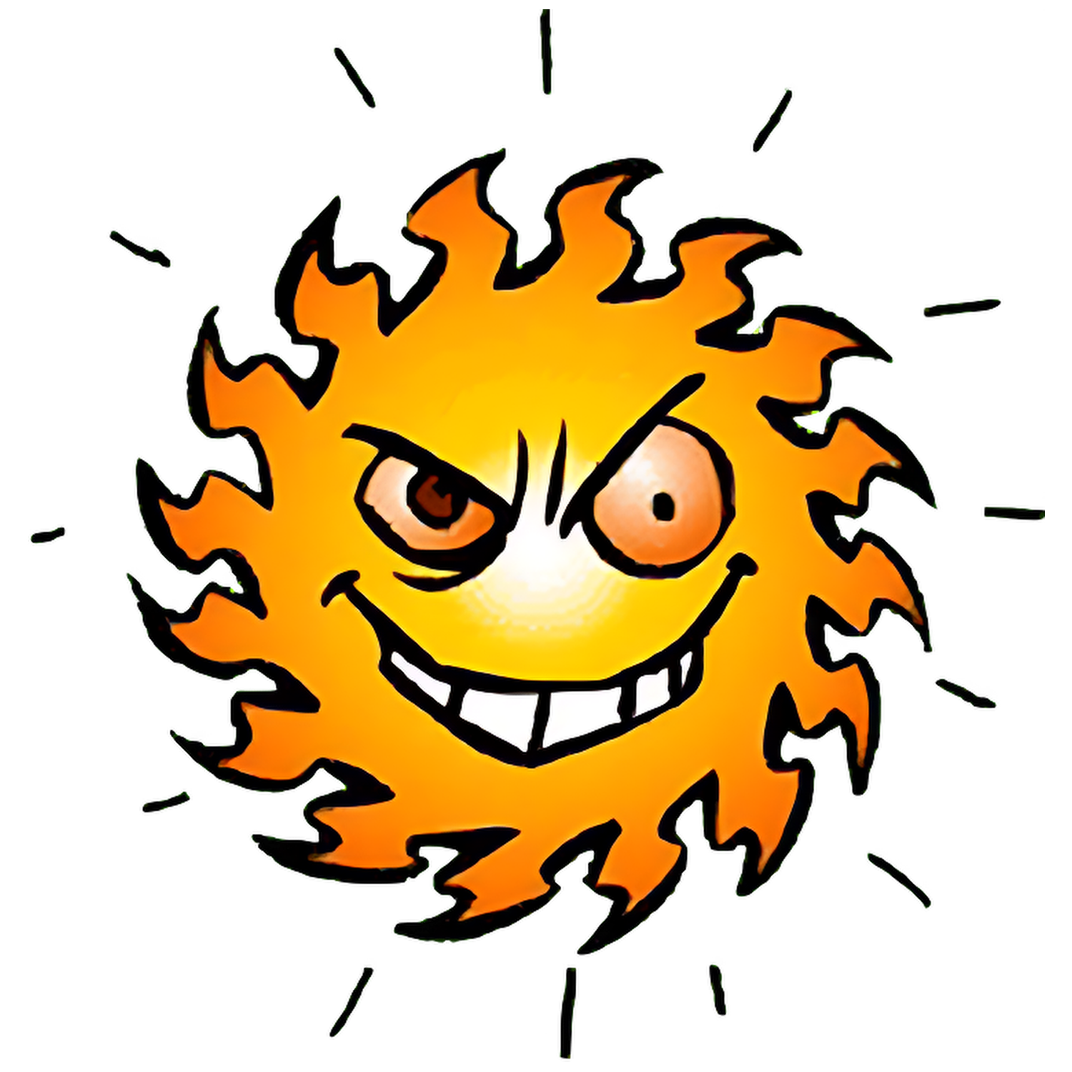 Angry Sun  Transparent Gallery