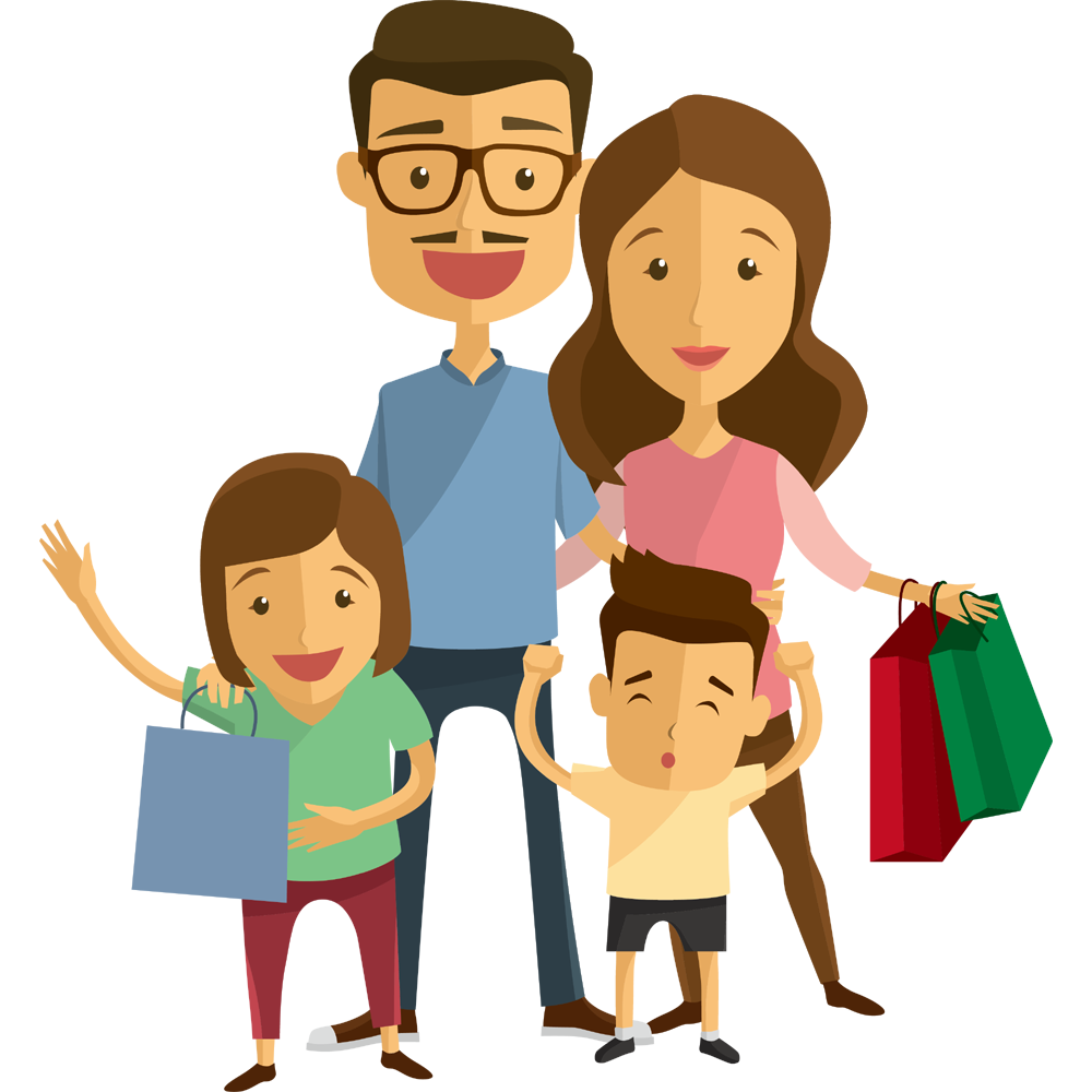 Animated Family  Transparent Image